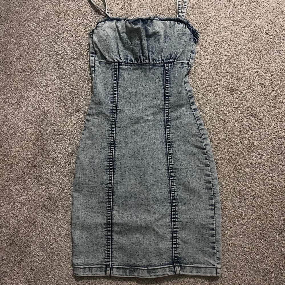 Denim mini Dress
